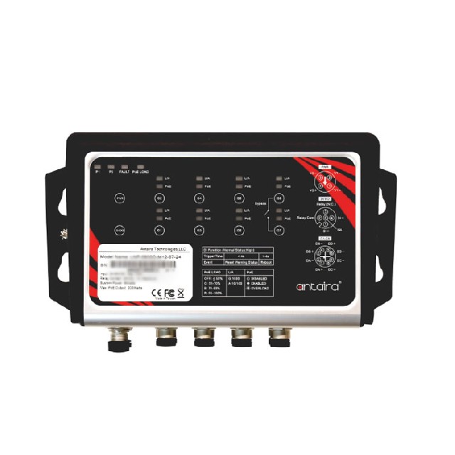 美國(guó)Antaira LNP-0800G-M12-67-24-T以太網(wǎng)交換機(jī)