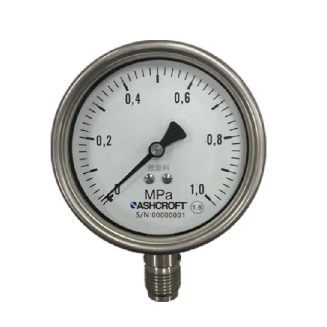 美國ASHCROFT T5400 全不銹鋼彈簧管壓力表