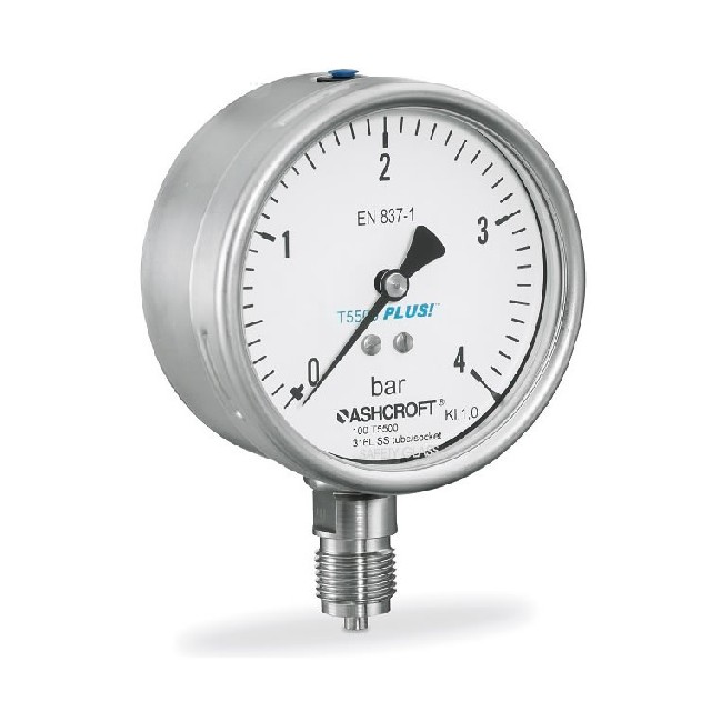 美國ASHCROFT T5500 全不銹鋼彈簧管壓力表